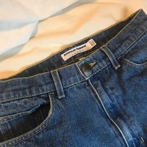 American apparel mom jean